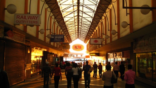Marabastat Market, Pretoria.  Perfect evening golden light.